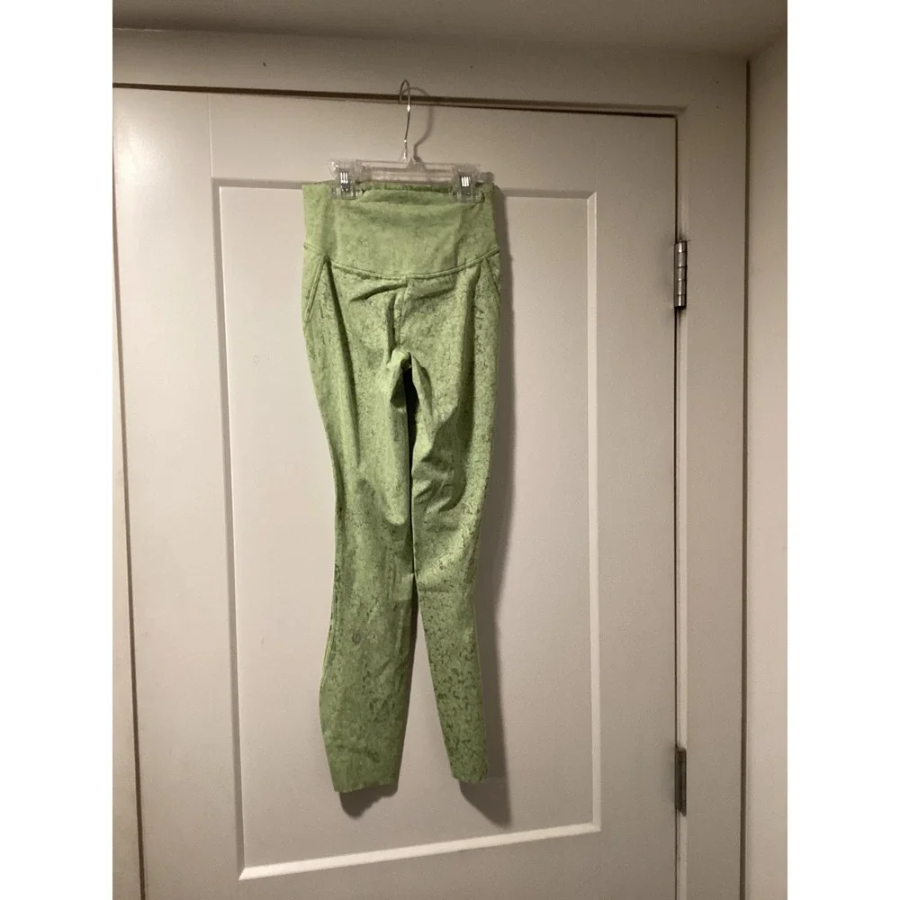 Lululemon Align High-Rise Pant Lime Green Marble Acid‎ Wash Leggings Yoga